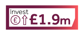 Business Plan 2024/25: Invest £1.9m icon Invest £1.9m icon
