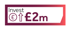 Business Plan 2024/25: Invest £2m icon Invest £2m icon